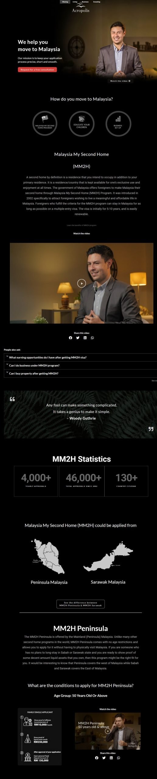 Migration to Malaysia (MM2H)